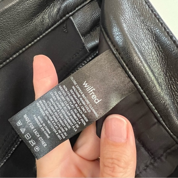 Wilfred Black Straight Leg Pants - Picture 13 of 14